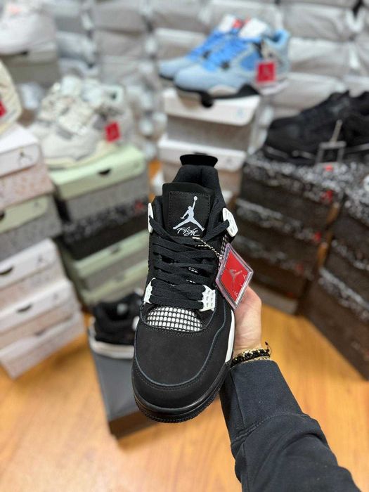 #TrueToSHoe# Nike Air Jordan 4 White Thunder - Livrare Cu Verificare -