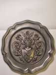 Farfurie decorativa germana de colectie din staniu