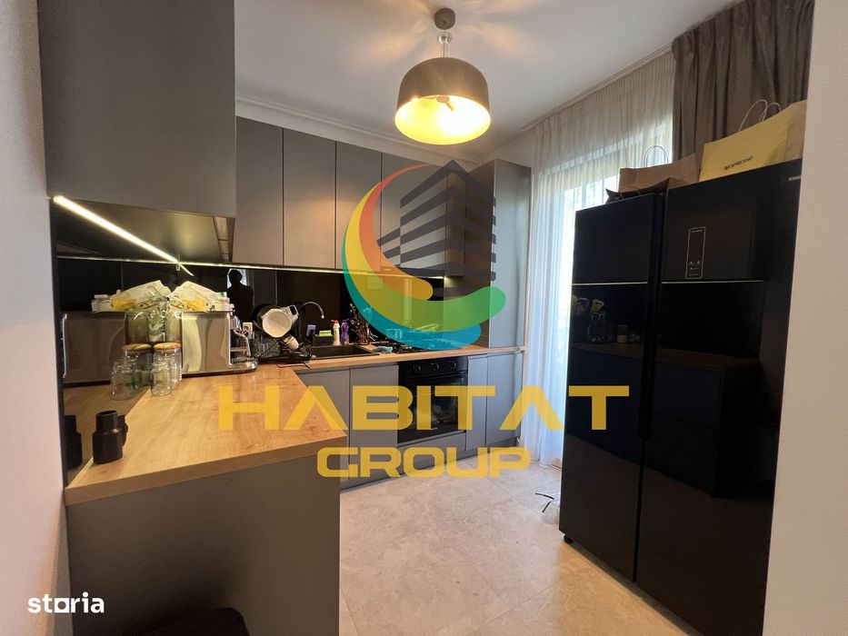 Sisesti 3 camere 73,6 mp 2 bai 2 balcone mobilat/utilat 6 min metrou