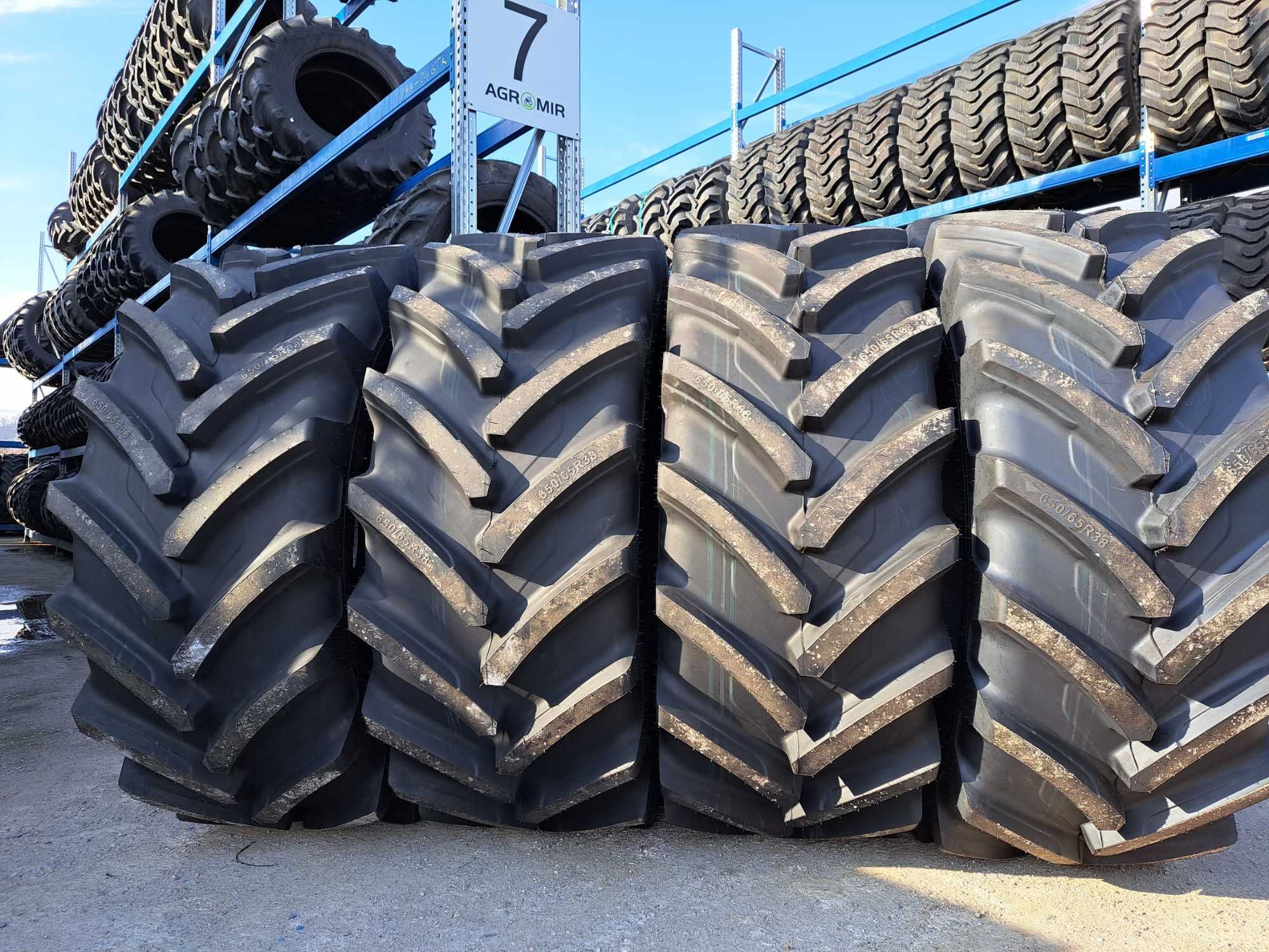 Cauciucuri radiale 650/65R38 marca MRL anvelope noi TRACTOR FENDT