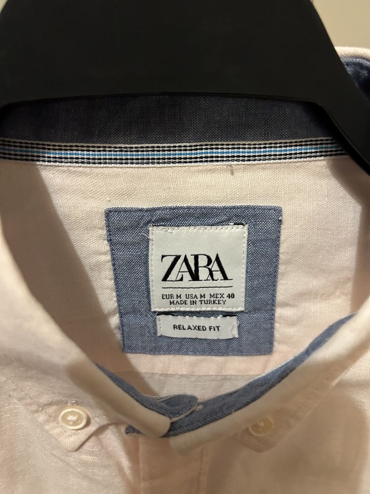 Мъжка ленена риза Zara размер М