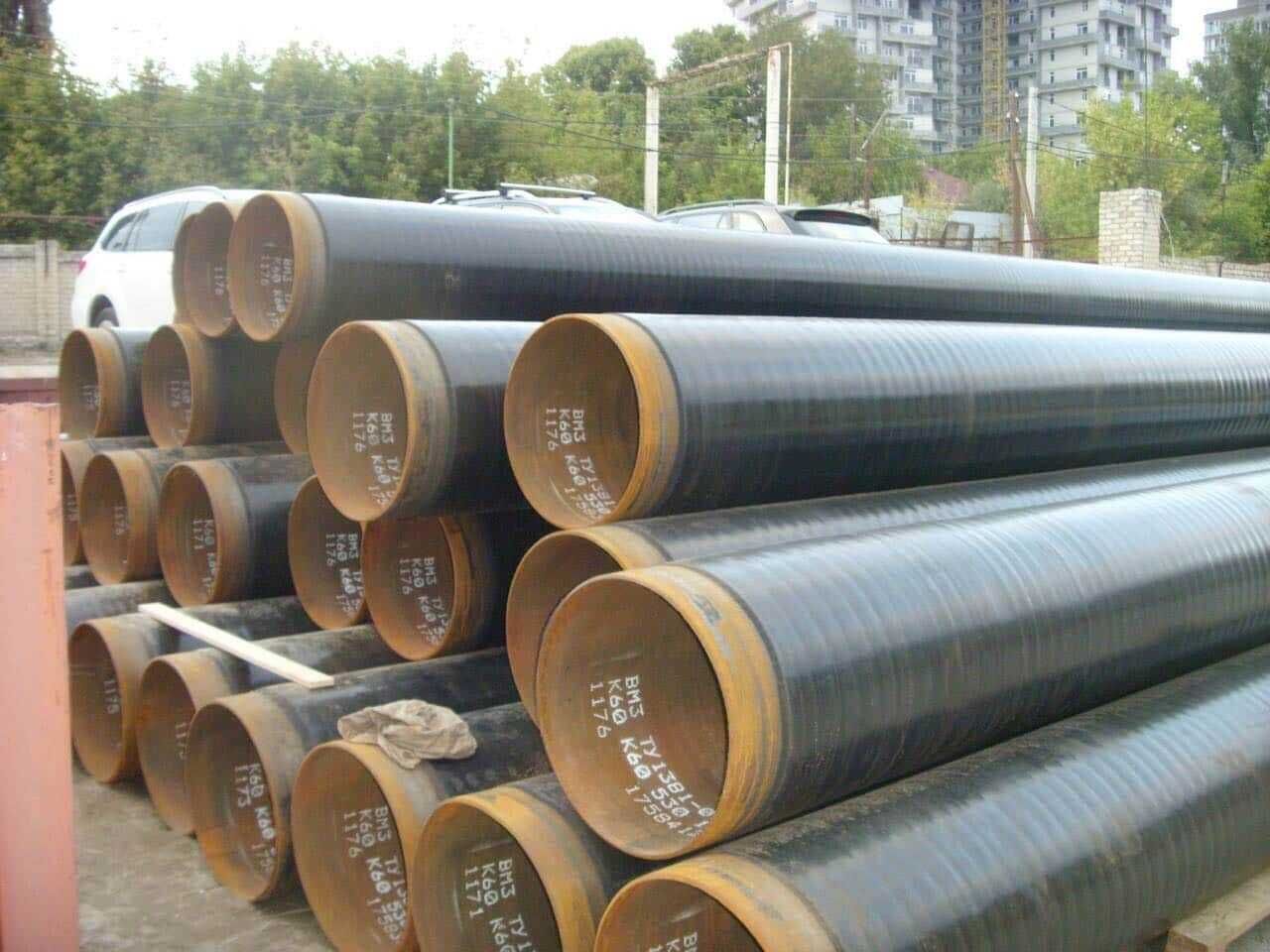 Трубы в ППУ и ВУС изоляции,  ПНД для отопления и горячей воды в ППУ