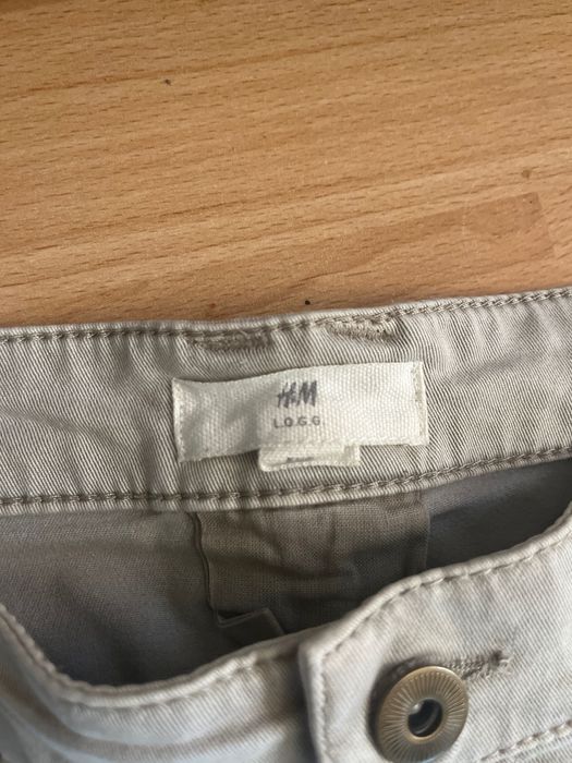 H&M бежови карго дънки тип skinny