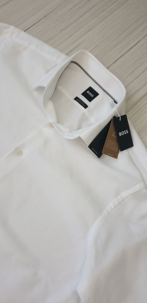Hugo Boss Regular  Organic Cotton  - 43 / XL НОВО ОРИГИНАЛ Мъжка Риза