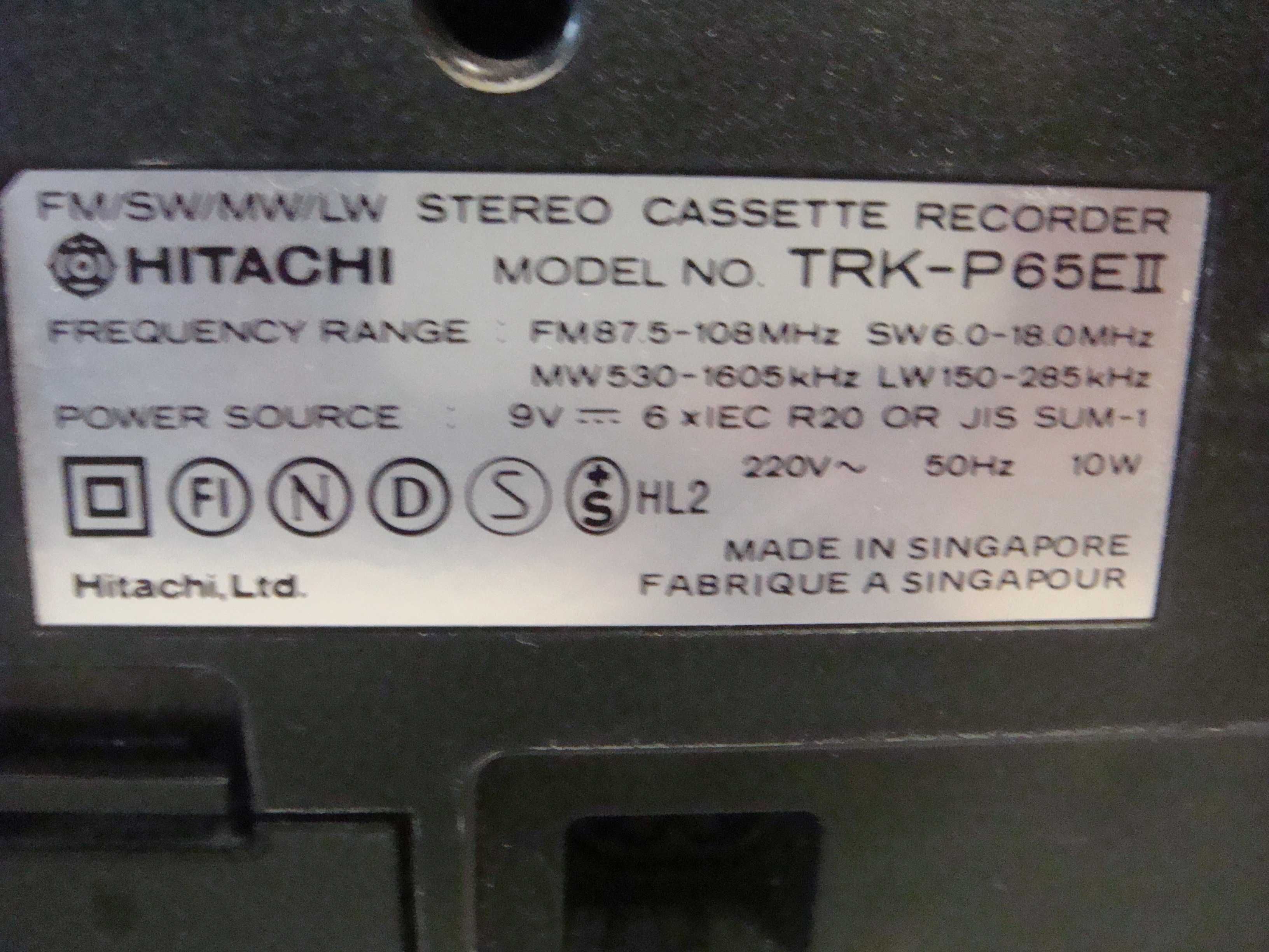 Hitachi TRK-65E II