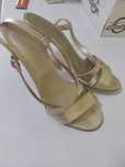 Sandale aurii piele