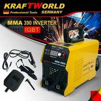 Инверторен Електрожен 390А KRAFT с дисплей
