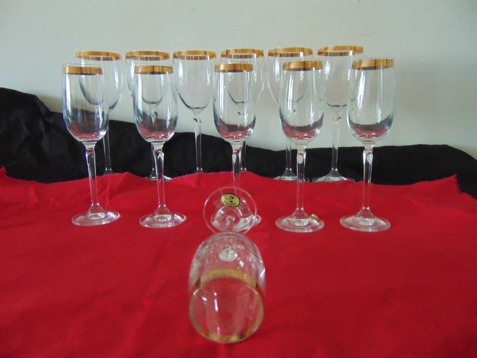 set de pahare cristal de Bohemia