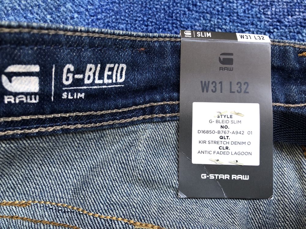 НОВИ G-Star RAW G-Bleid Slim Jeans ОРИГИНАЛНИ мъжки дънки - 31