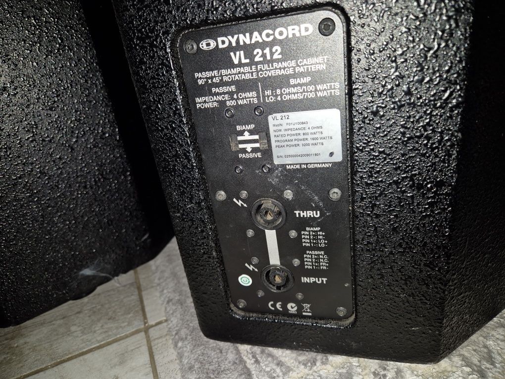 Vand dynacord vl212