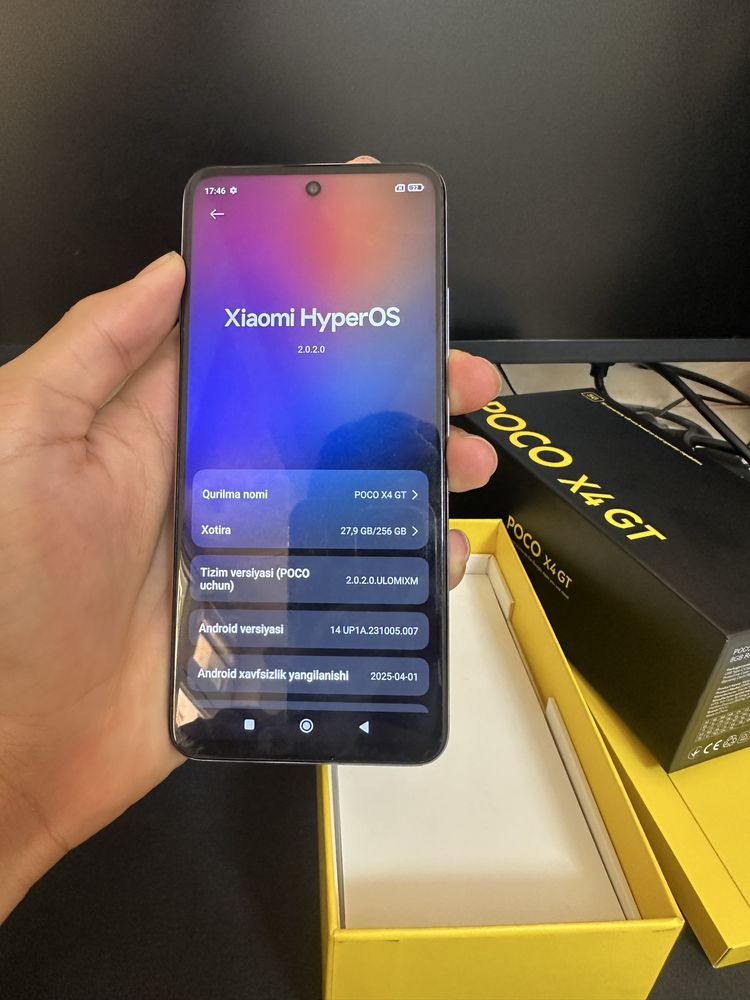 Poco x4 gt 8/256gb