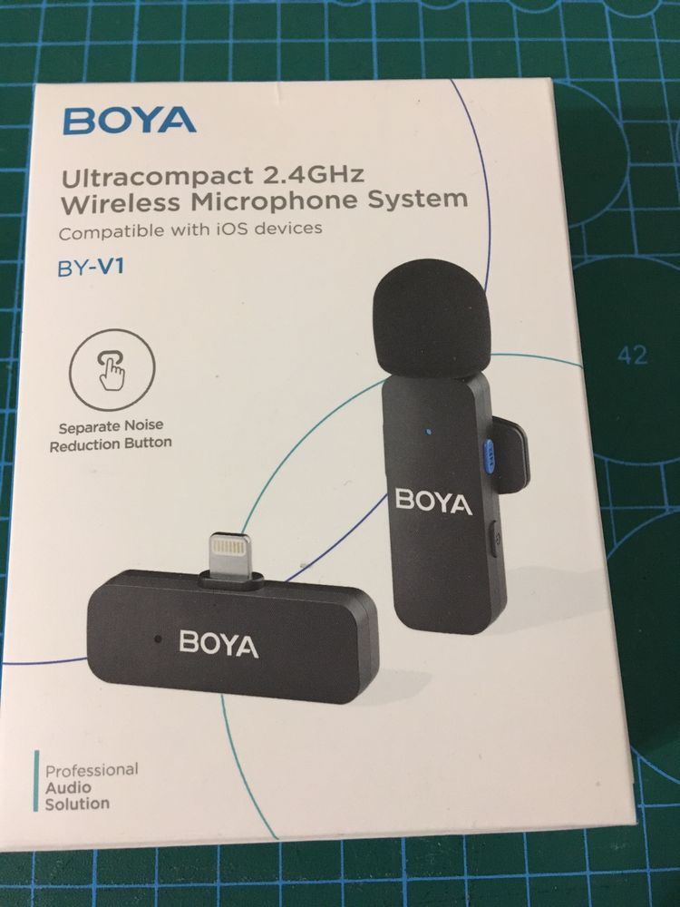 микрофон BOYA беспроводной петличный для iPhone