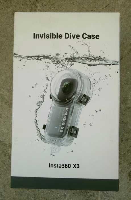 Vand carcasa subacvatica "Invisible Dive Case Insta360 X3"