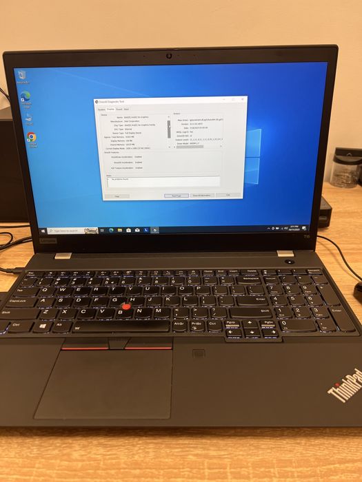 Lenovo thinkpad t15 gen 2 i7-1185g7 32 GB RAM 512 SSD 15.6 inch full h
