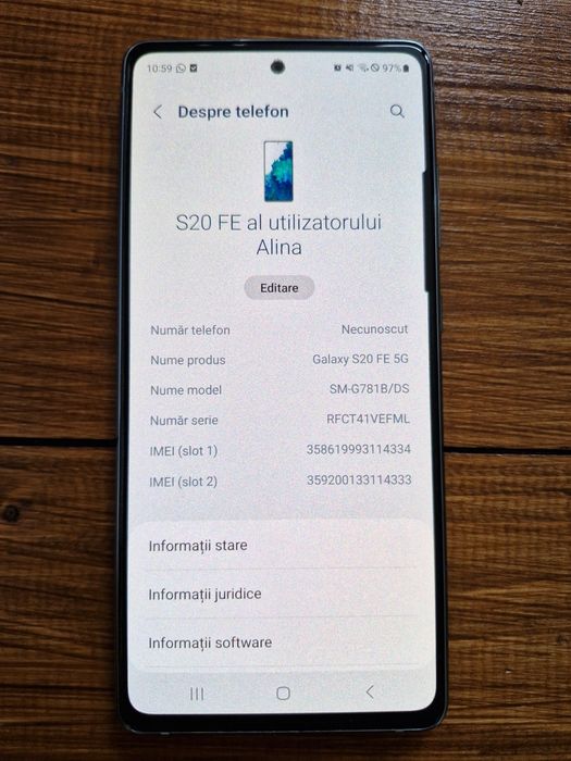 Telefon Samsung S20 FE