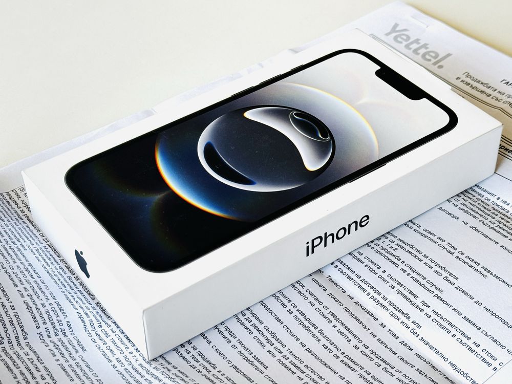 НОВ! Запечатан! Iphone 16e 128GB Black Гаранция 3 години