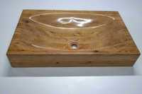 Дървена мивка сифон баня