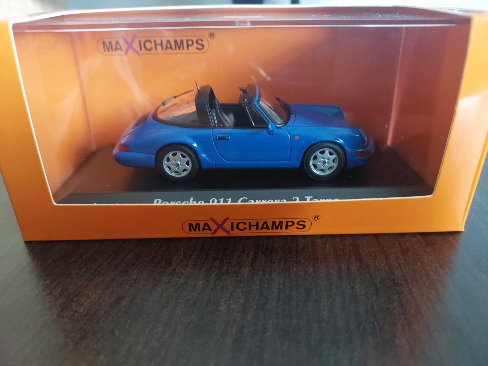 Macheta PORSCHE 911 (964) CARRERA 2 TARGA 1991 - Minichamps, 1/43.