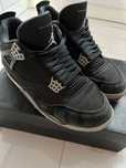 Jordan 4 Black Canvas