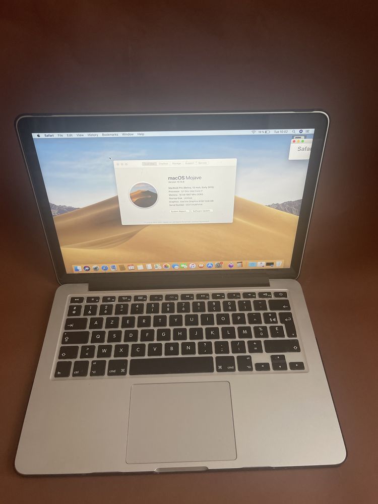 Mac Book 13” 2015, i7, 16GB