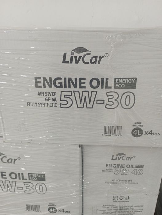 Синтетическое масло для легковых автомобилей