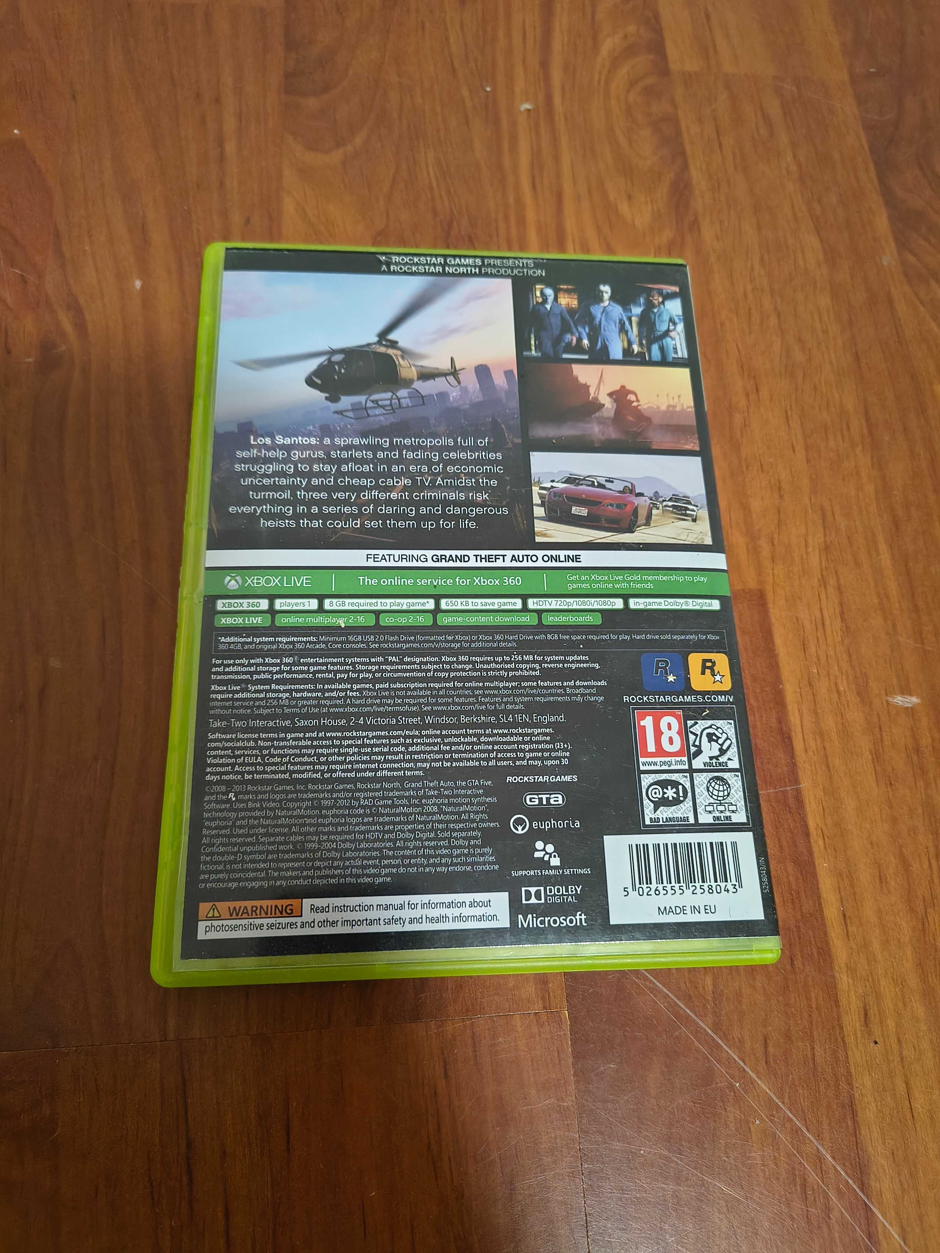 Grand Theft Auto 5 Xbox 360