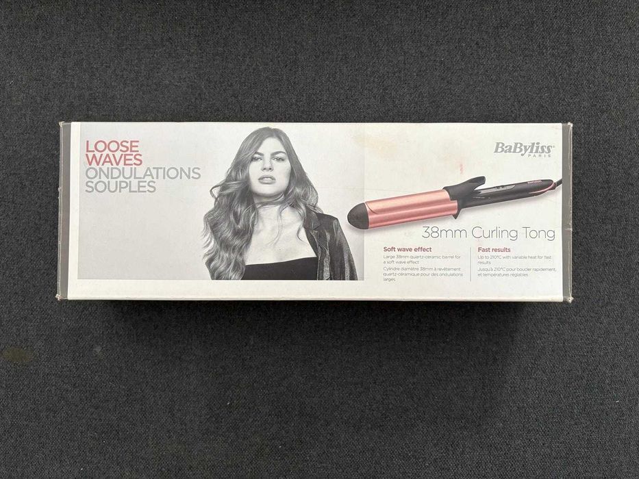 Ondulator BaByliss Loose Waves38mm Quartz-Ceramic 6 trepte temperatura