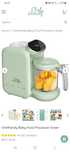 sterilizator biberoane + procesator mancare bebelusi