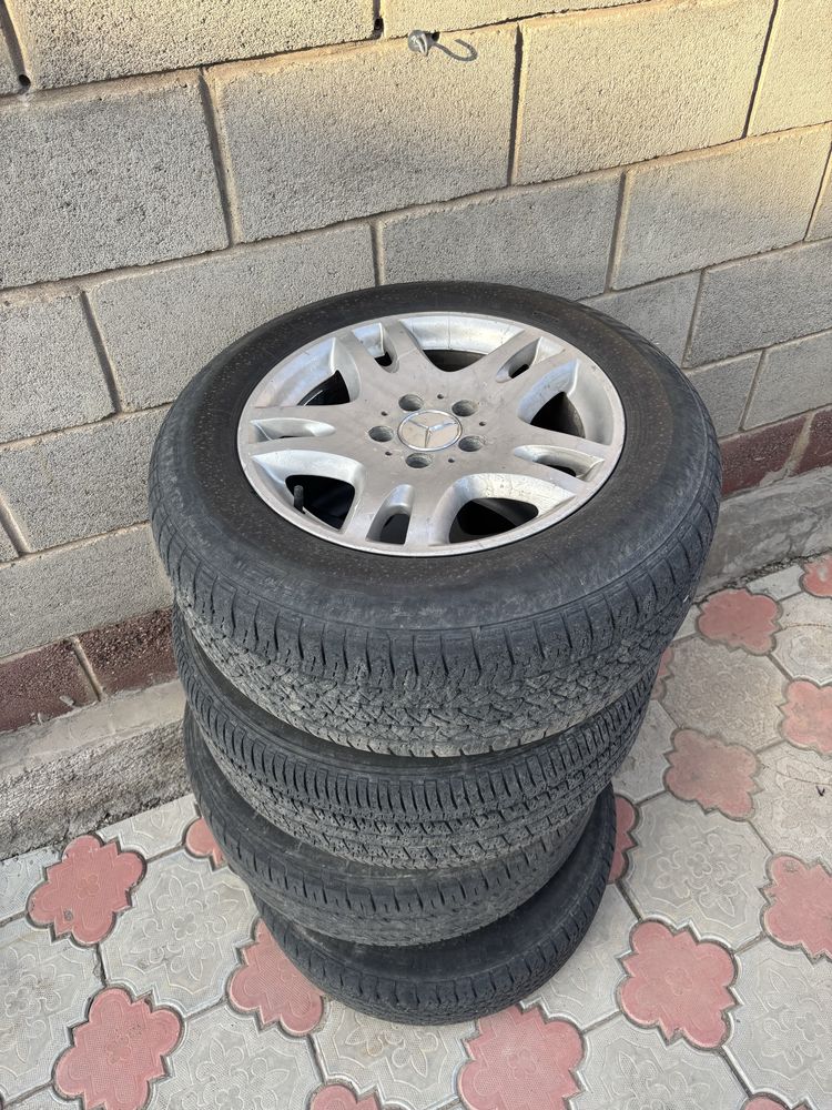 Диски с резиной w140