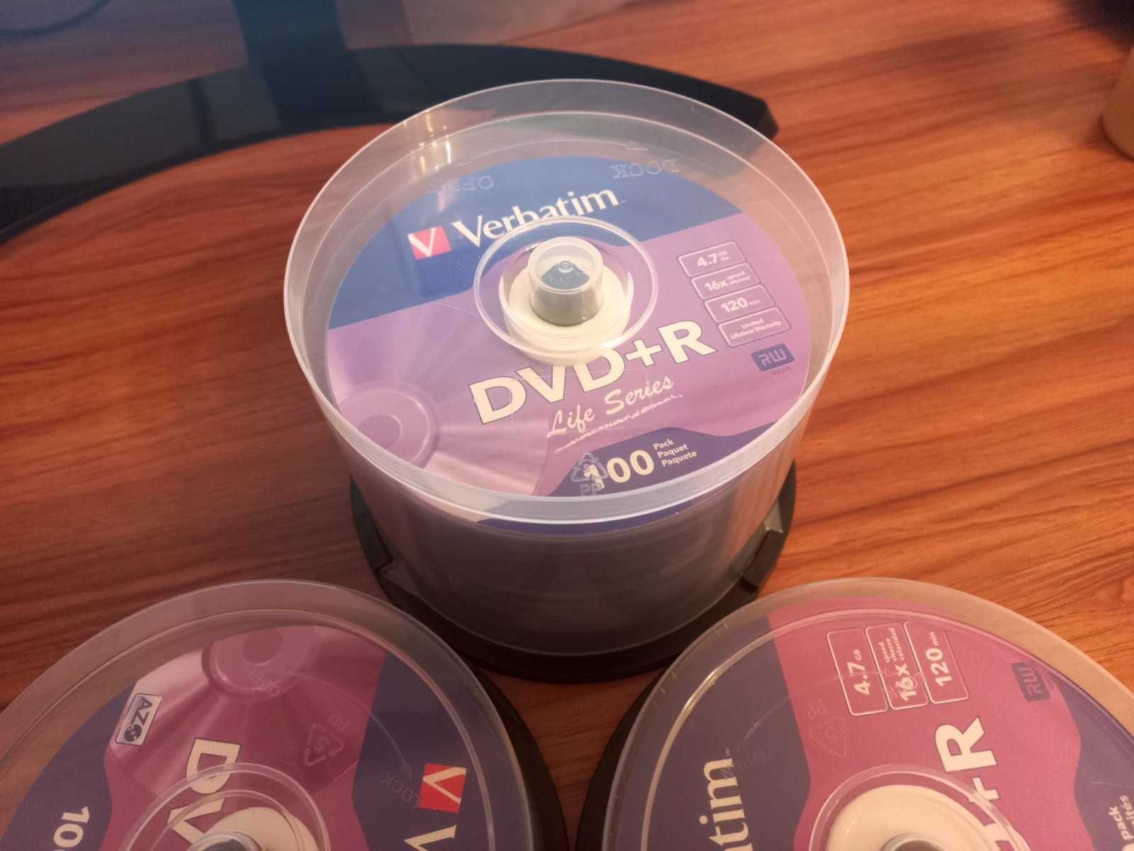 Дискове Verbatim Вербатим DVD+R 4.7GB ДВД+Р 4.7ГБ