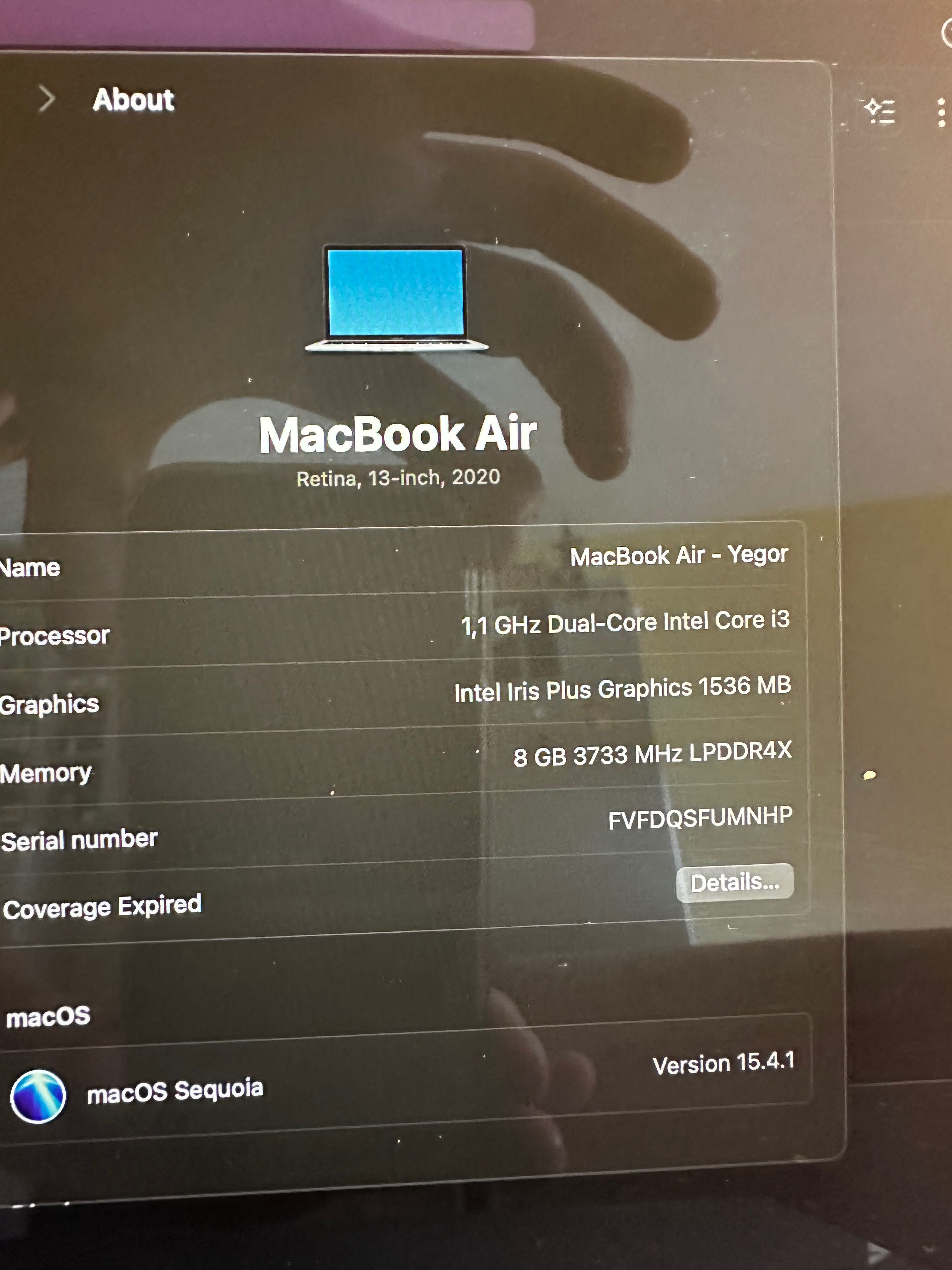 Apple MacBook Air 2020 A2179