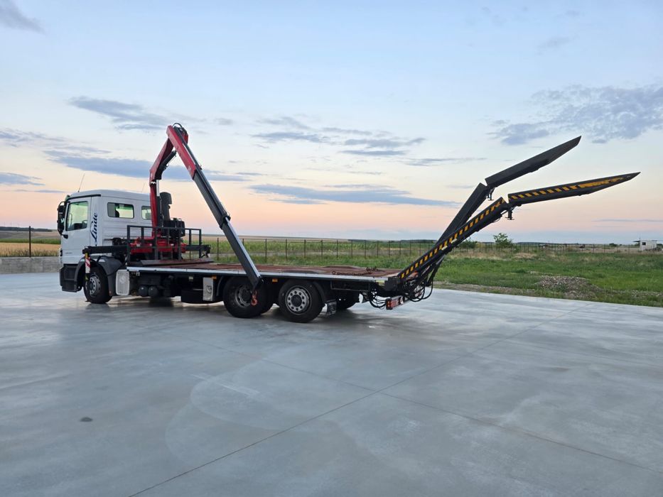 Mercedes Benz Actros 2532 !! Platforma utilaje + macara !!