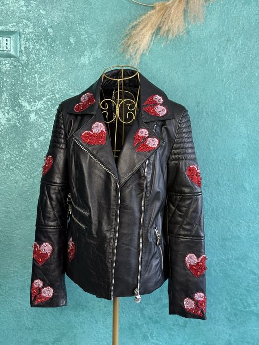 Geaca Philipp Plein, piele, M