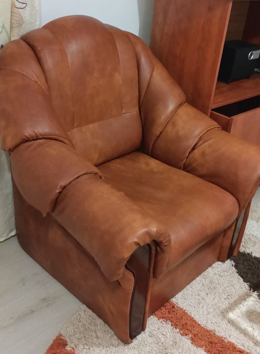 Vând  2 fotolii de piele !
