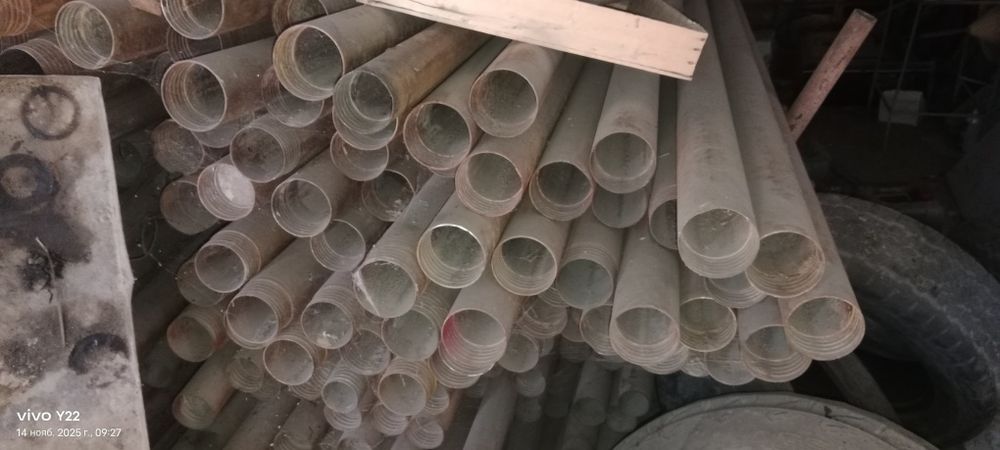 Буровые трубы 73 и86 трёх метровые б/у