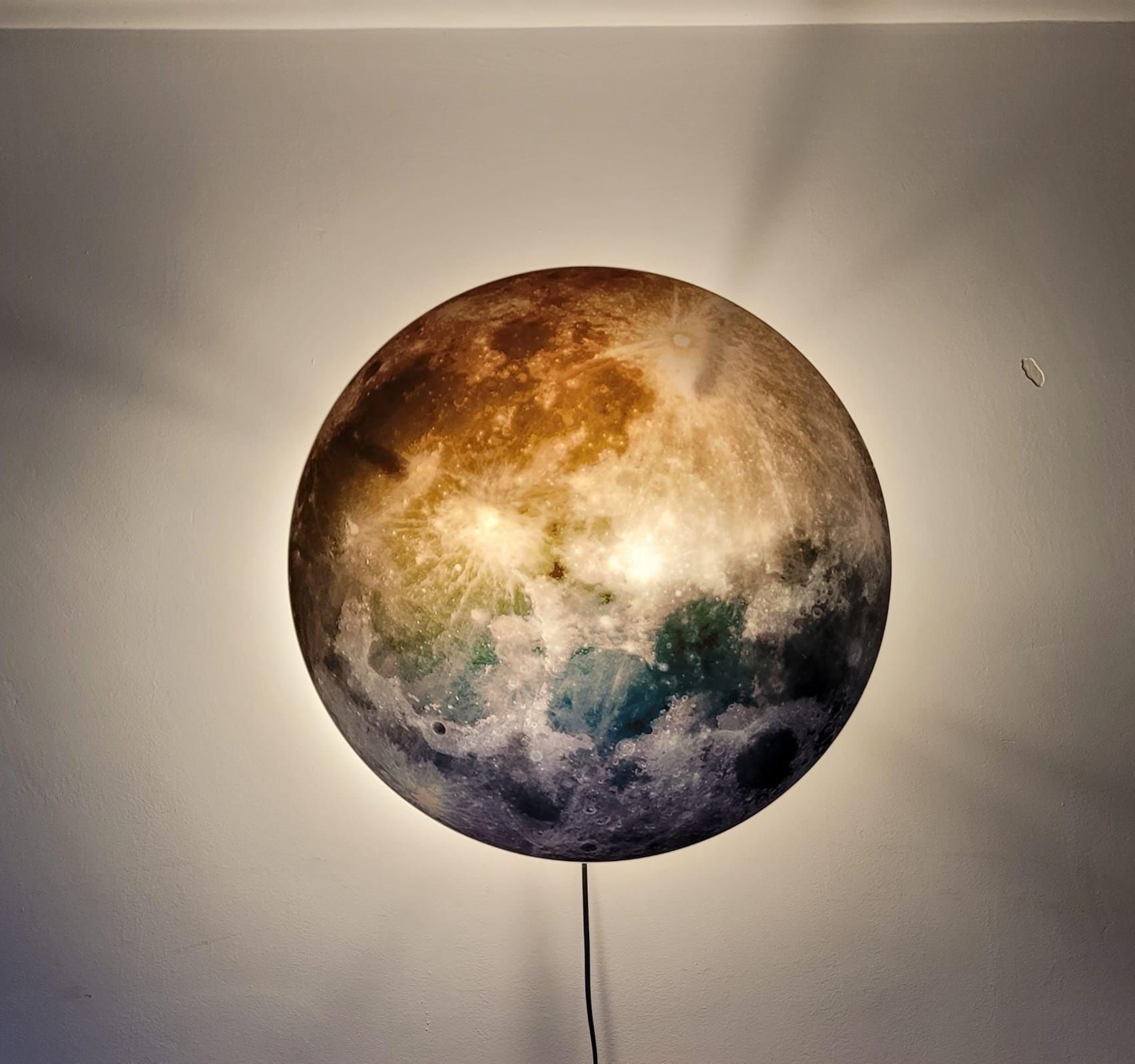 Lampa luminoasa cu pamantul