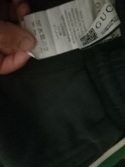 Pantaloni albaștri gucci