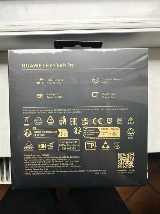 Casti Huawei FreeBuds 4 Pro Albe Noi, sigilate, garantie