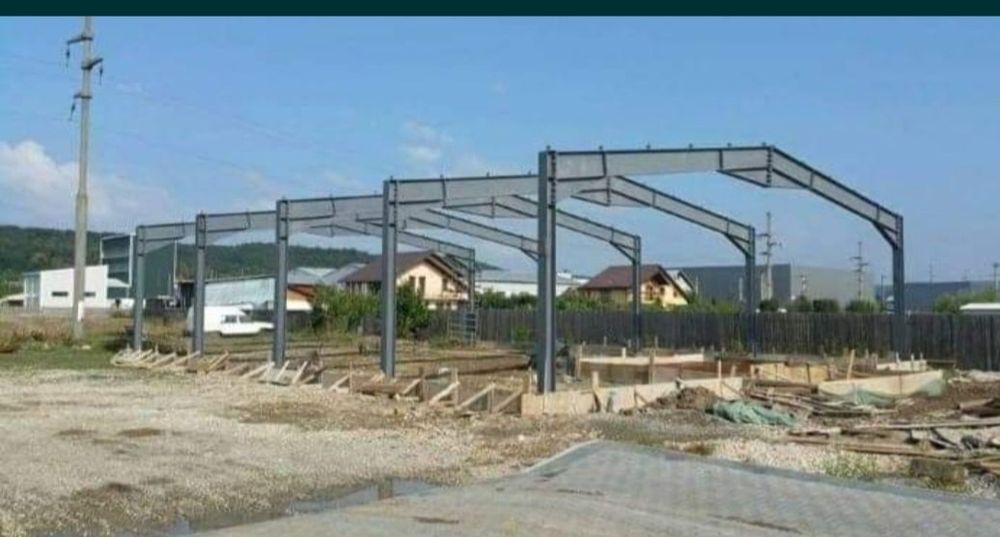 Vand hala structura metalica
