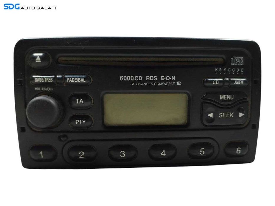 Unitate Radio CD Player 6000CD Ford Focus 1 1998 - 2004 Cod 98AP-18C815-AC [LR1262]