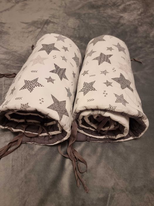 Set 2 aparatori matlasate patut 120x60 cm, inaltime 35