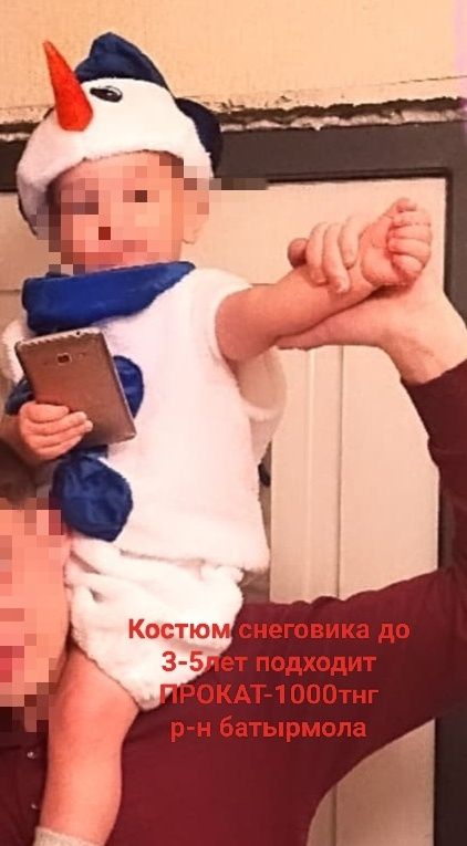 Новогодний костюм снеговика