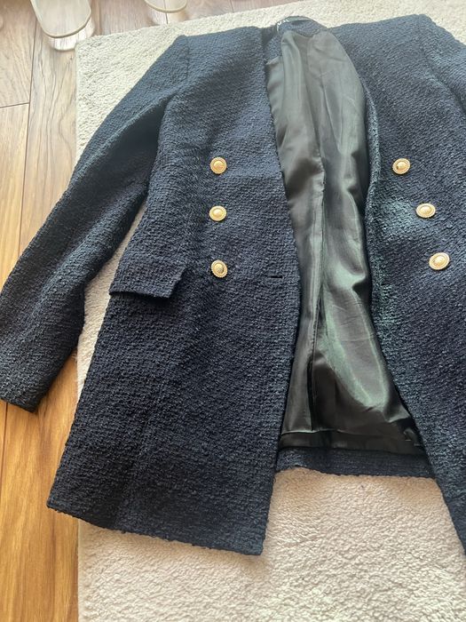 Тъмносиньо сако Zara