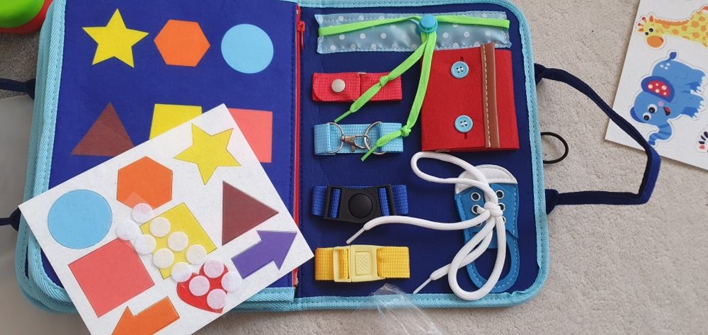 Busy book activitati bebe copii jucarie activitati fetru