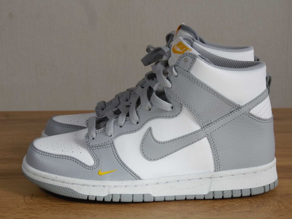 Nike Dunk High Next Nature Wolf Grey Marigold - 38,5 номер