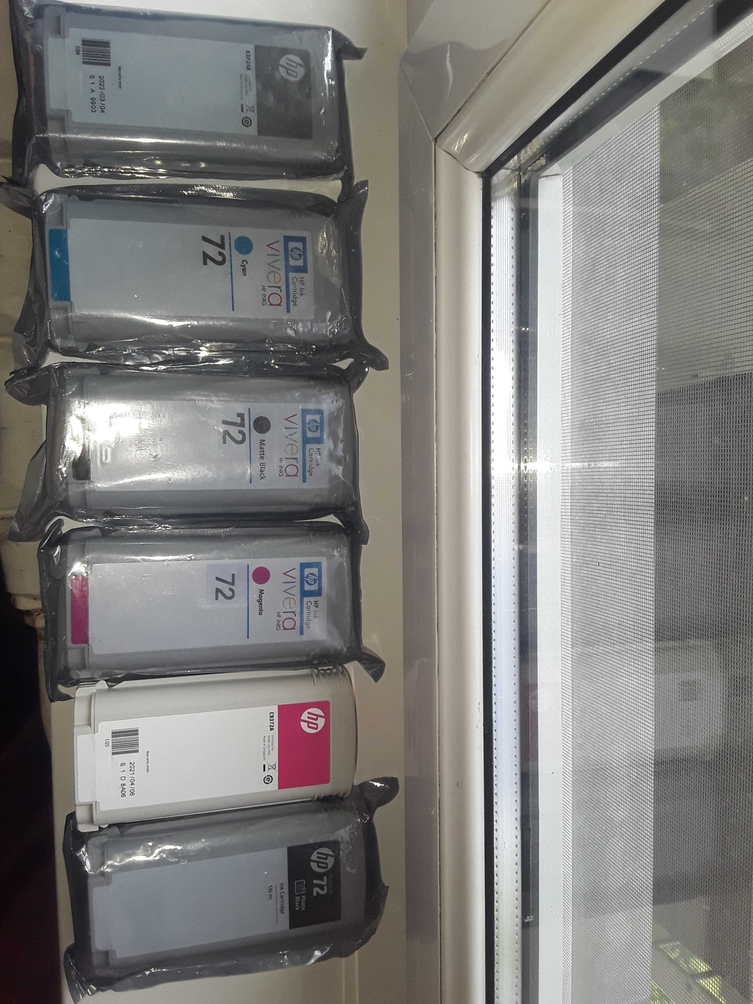 Картриджи hp72 для плоттеров HP Design jet
