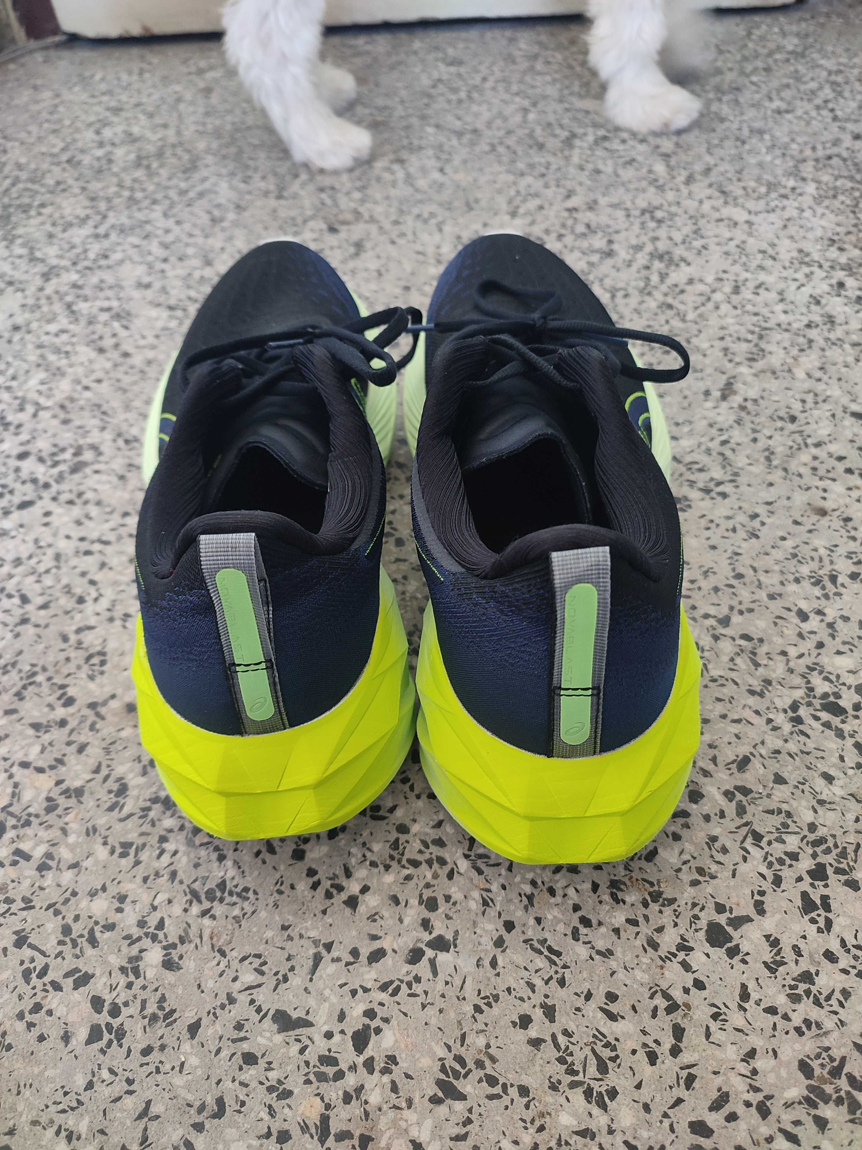 Размер 44 - ASICS Novablast 4 BLACK/BLUE EXPANSE