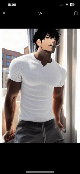 Футболка белая.