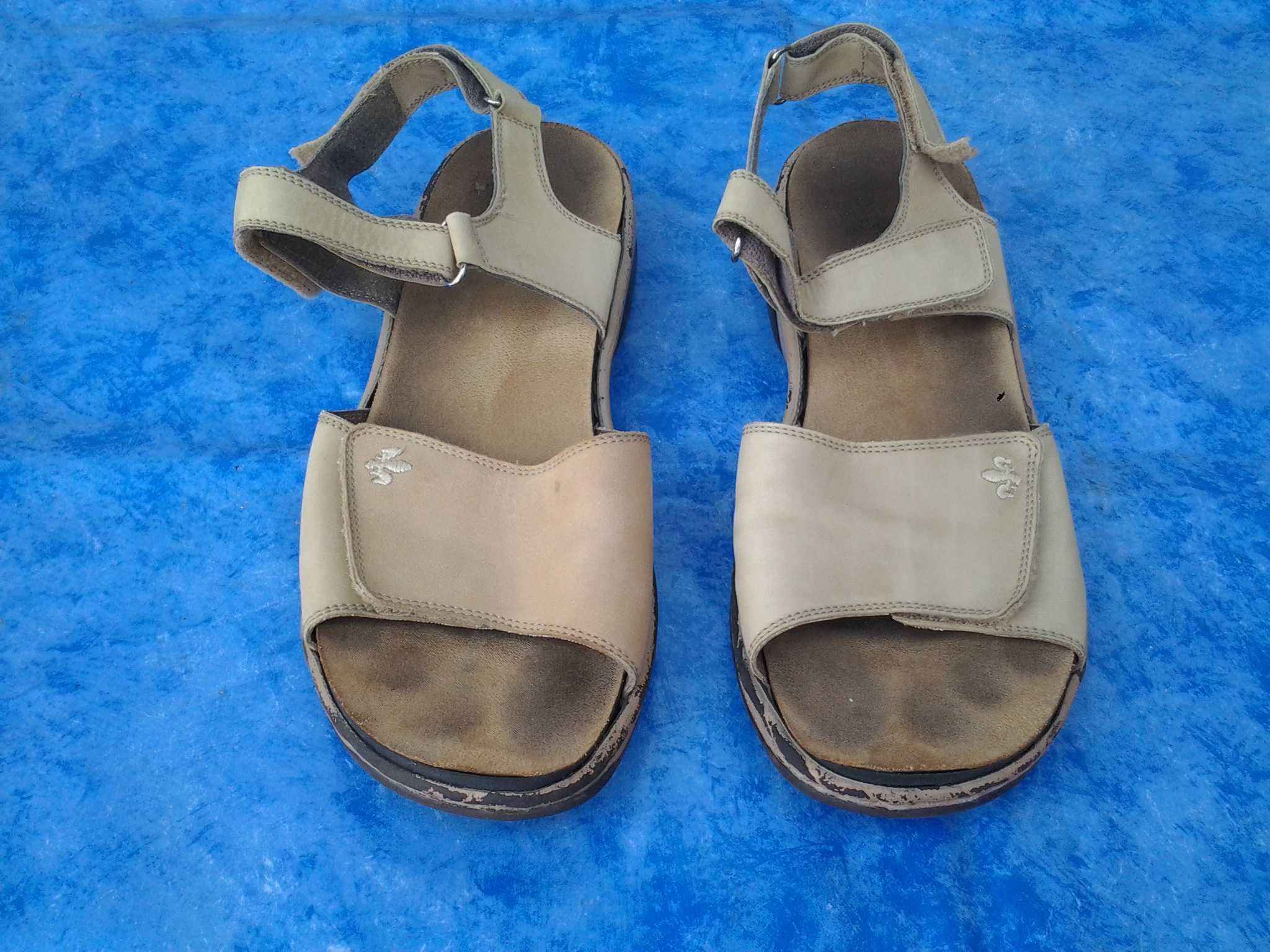 Beige Rieker | sandale dama mar. 41 | 27 cm