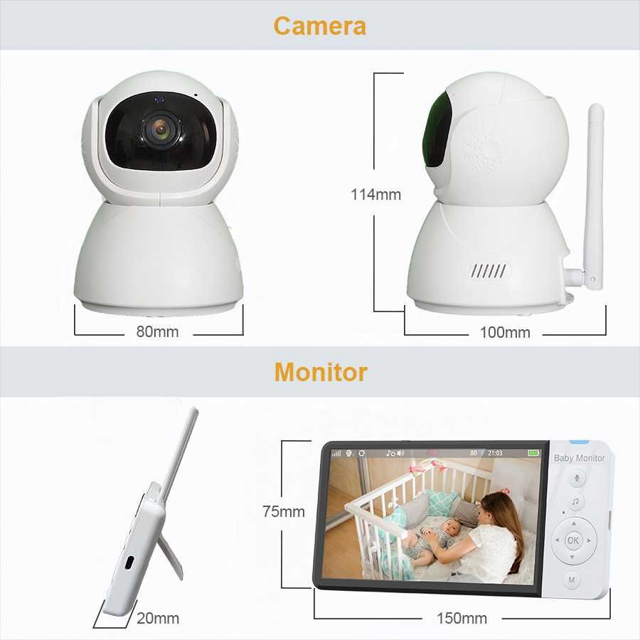 Baby Monitor Digital si Camera Audio-Video Wireless Supraveghere Bebe